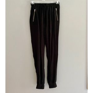 Black Joe B Joggers with zipper pockets
